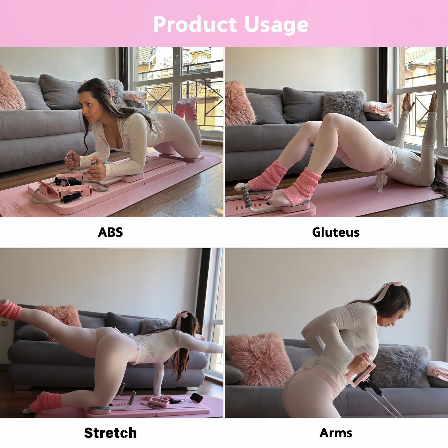 Alligné™ Pilates Home Board Exercises