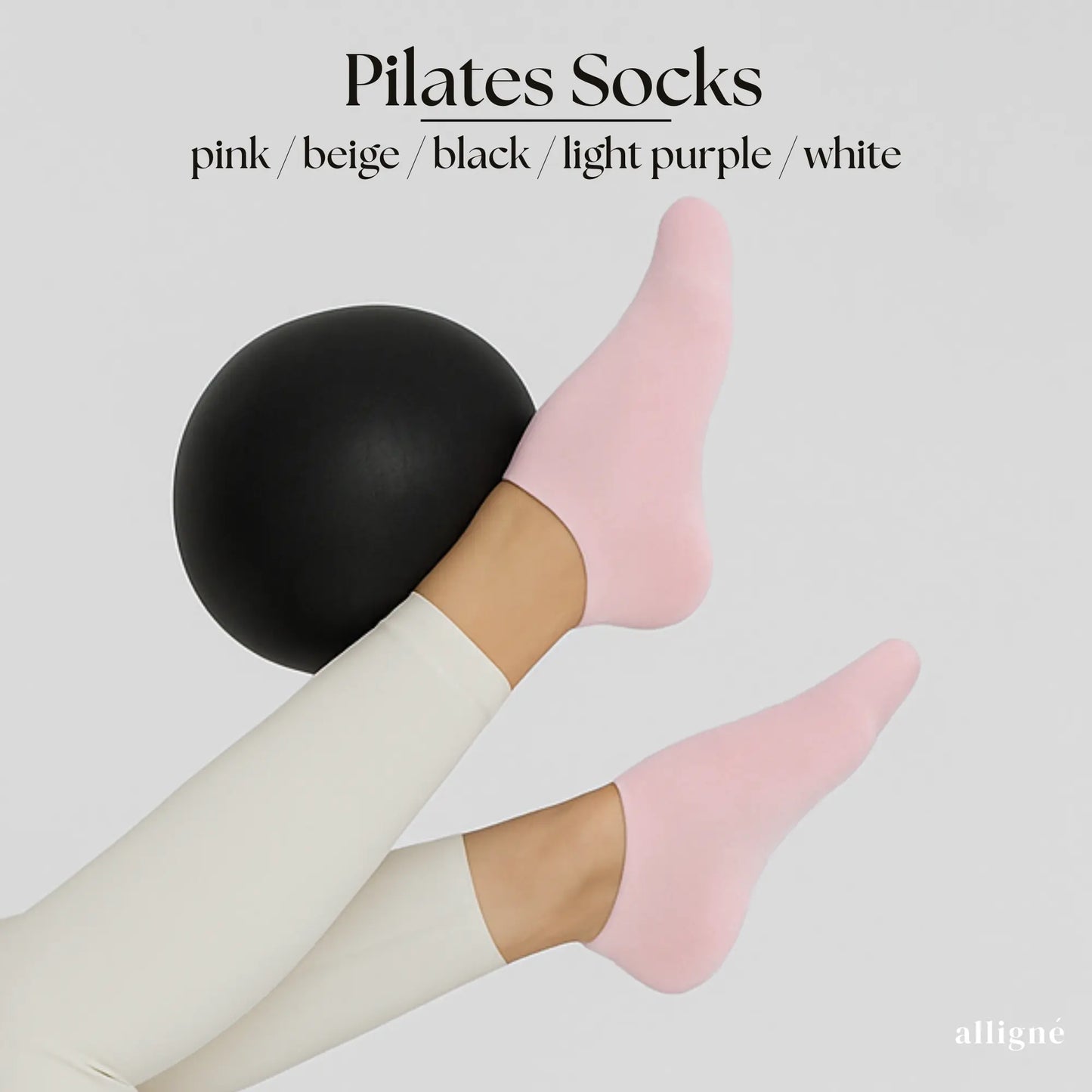 Non-Slip Grip Socks for Pilates
